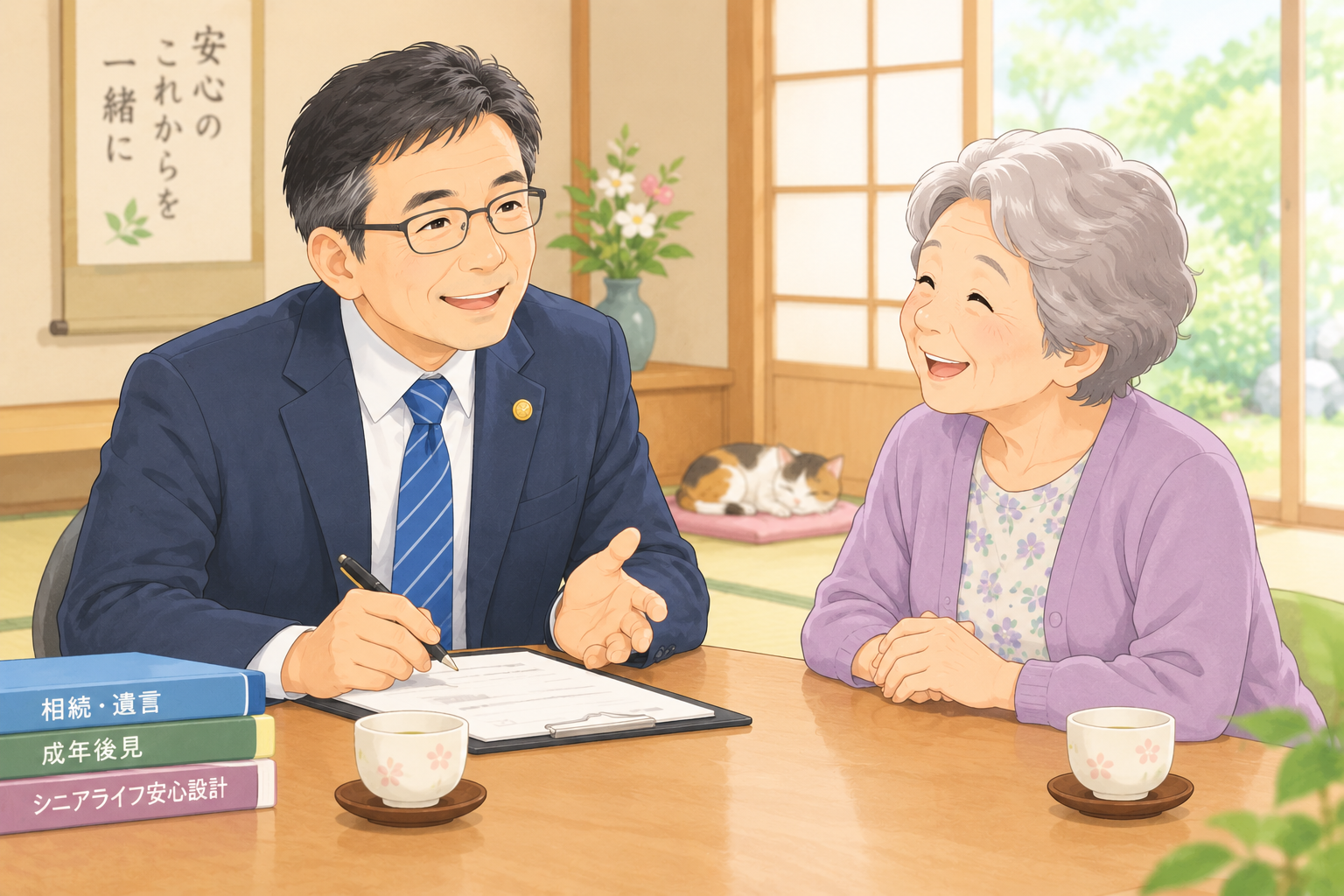 寄り添い型シニアライフカウンセラー行政書士　世田谷区砧｜相続・遺言・成年後見・家族信託・家族法務｜おひとり様の終活・親世代の介護、財産管理・親なき後問題・シニア世代の事実婚、パートナーシップ